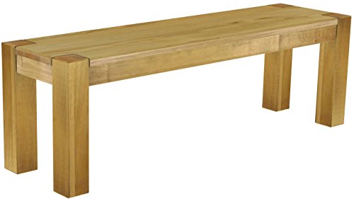 Brasilmöbel Rio kanto brasilmöbel banc en pin massif huilé et ciré-brasil-taille L/l/H :  140 x 38 x 45 cm code EAN B00VO8D0VS 