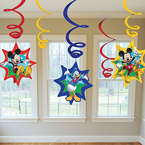 Mickey Mouse - 6 Spirales á Suspendre - Chambre...
