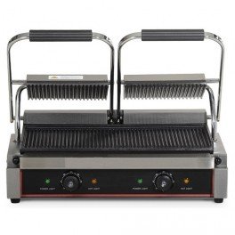 comschop GRILL À PANINI ÉLECTRIQUE PROFESSIONNEL - DOUBLE - 100% ACIE INOX - 3600W - 230V - NEUF - EQUIPEMENTPRO code EAN B00W5ZGHYG 