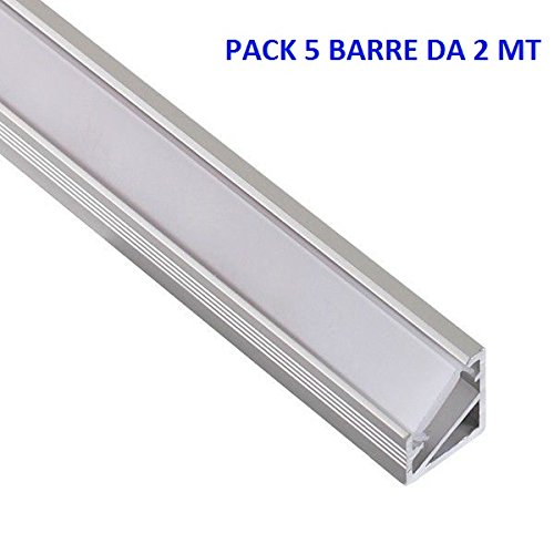 6063 DL1614 Lot de 5 Barres à LED angulaires en...