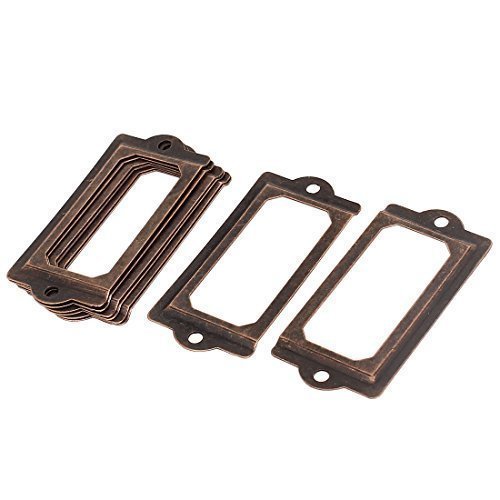 Sourcingmap 70 mm x 33 mm-Armoire àétagères et tiroirs nom Lot de 8 porte-étiquette. code EAN B00XP4IP78 