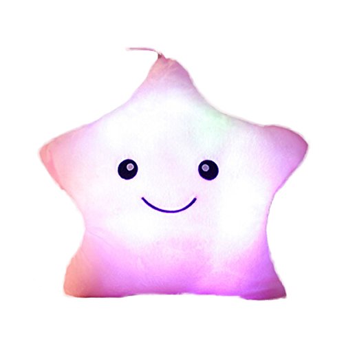 Led clignotant doux peluche oreiller contrôle c...