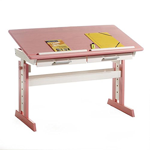 Bureau enfant écolier OLIVIA, réglable en haute...