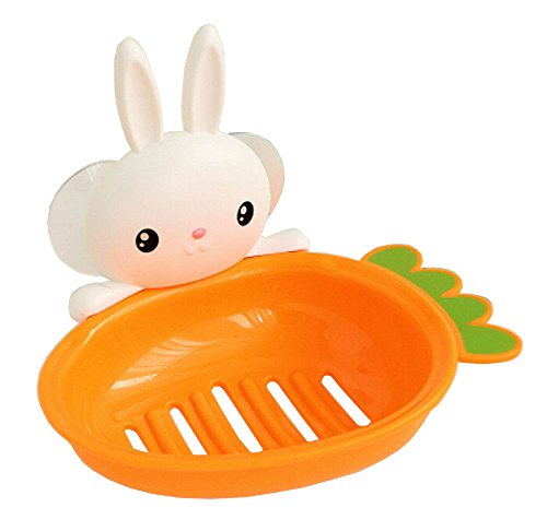 Savon Boîte salle de bain ventouse Lapin Plat s...