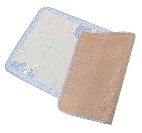 Bébé d'été de couchage Tapis Lit naturel bleu