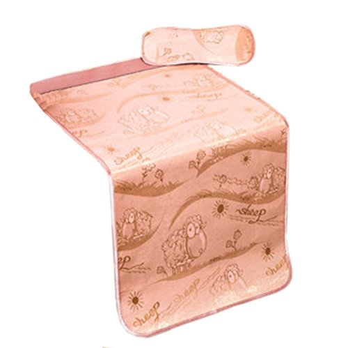 Bébé Tapis de Paille Naturel de couchage Orange