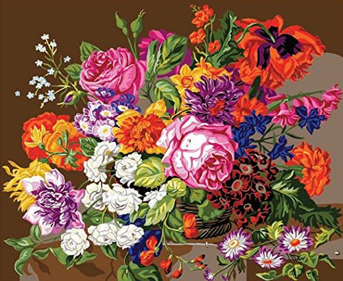 Canevas: Bouquet de fleurs C45N21