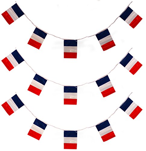 Une bannière de 10 mètres composée de 20 drapea...