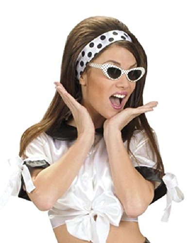 - lunettes pois noirs/blanc