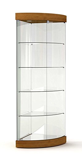 Vitrine d'angle en verre Zippo