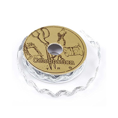 Croquet brillant - Rouleau de 2m - Argent