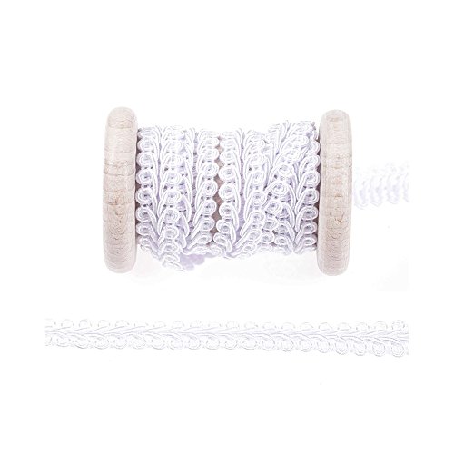 Galon grosse maille au mètre - Blanc