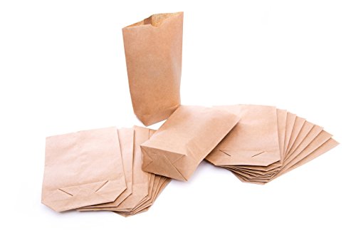 25 Petites papier sachets avec fond (16,5 x 26 ...