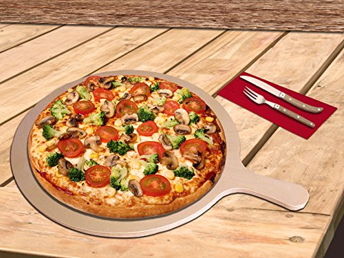 Planche à pizza - Ronde Taille L 42 x 32 x 0,9 ...