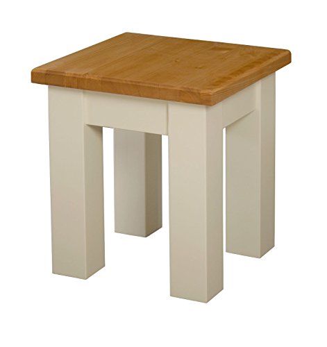 Banc Berlin 40 x 40, Épicéa massif bois miel, H...