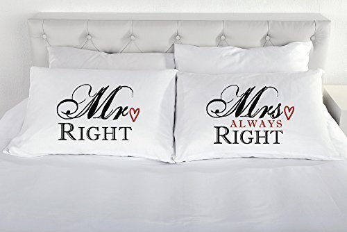 Mr Right Mrs Always Right de Couple Paire de ta...
