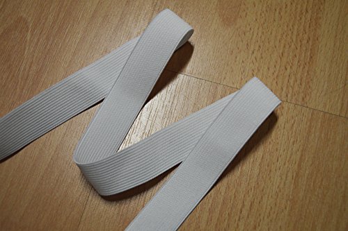 - ruban élastique blanc, largeur 25mm (au mètre)