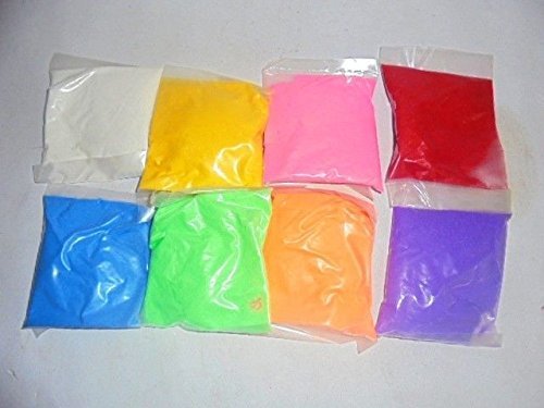 Artcollectibles India artcollectibles Inde Lot de 8 couleurs pour Holi Rangoli sol Jardin Home Decor Inde Art de bonne qualité code EAN B0146UAFEU 