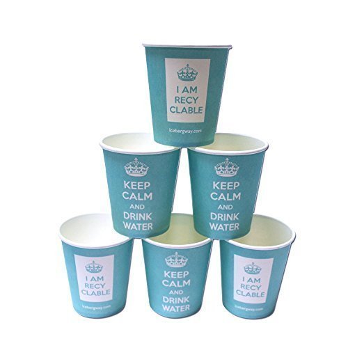 Lot 100 Gobelets carton écologique 24CL 100 Gob...