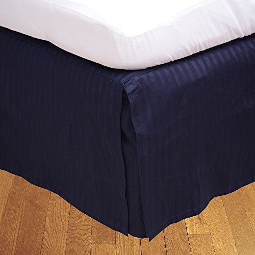 1pcs box jupe plissée de lit(bleu marin a_rayur...