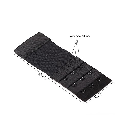Rallonge soutien gorge - Noir - 40 mm