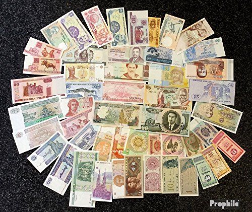 Prophila Collection tous Monde 50 différents bankfrische billets de banque dehors 25 différents Pays (billets de banque pour les collectionneurs) code EAN B0151GFDYU 