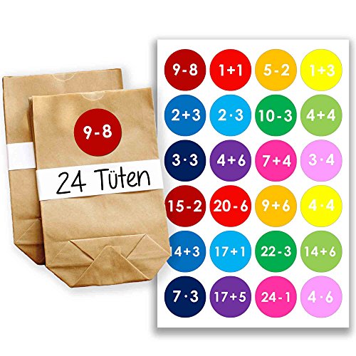 Calendrier de l'avent sous forme de 8 mini sach...