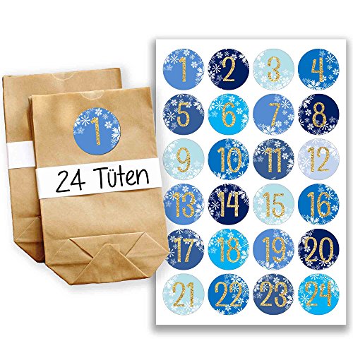 Calendrier de l'avent mini set 26 – autocollant...
