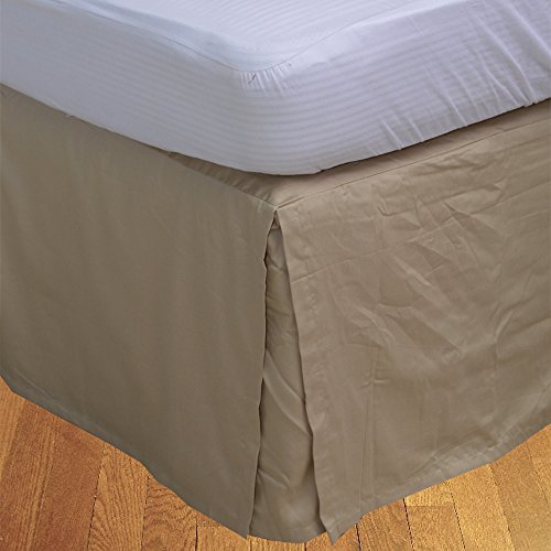 1pcs box jupe plissée de lit(taupe , uk super k...