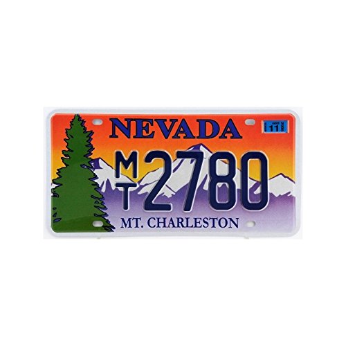 Plaque américaine USA licence plate NEVADA Mt. ...