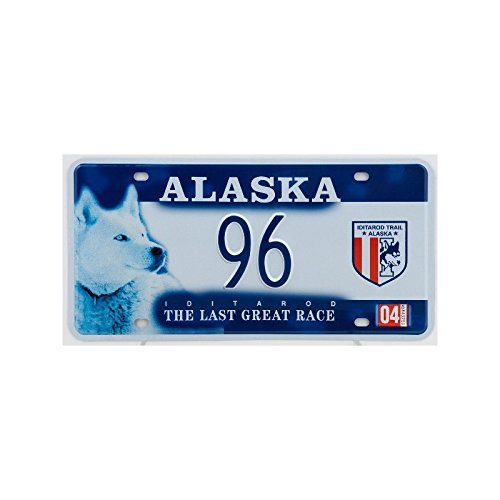 Plaque américaine USA licence plate ALASKA Idit...