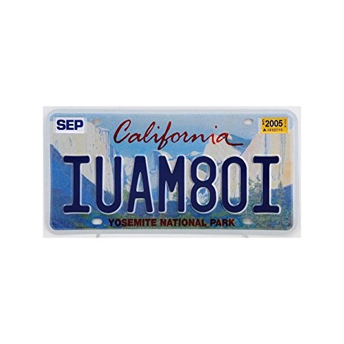 Plaque américaine USA licence plate CALIFORNIA ...