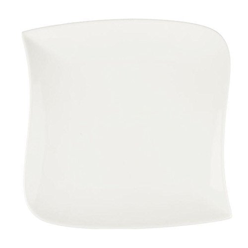 - lot de 6 assiettes à dessert carrées 