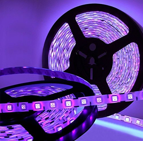 5m 16ft 5050 smd étanche 300 led uv ultraviolet...
