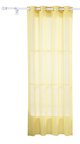 Doconovo Rideau en Voile de Lin à Oeillets pour...