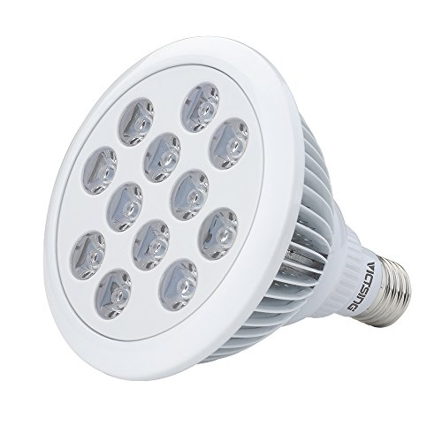 Lampe de croissance spot 36w e27 12 led ampoule...