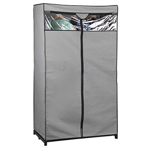 Garde-robe armoire penderie en tissu DAMARIS