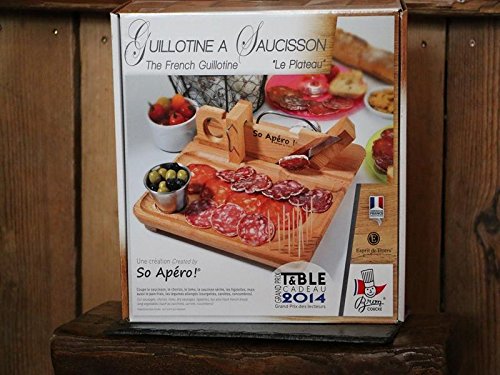Couteau a saucisson avec plateau