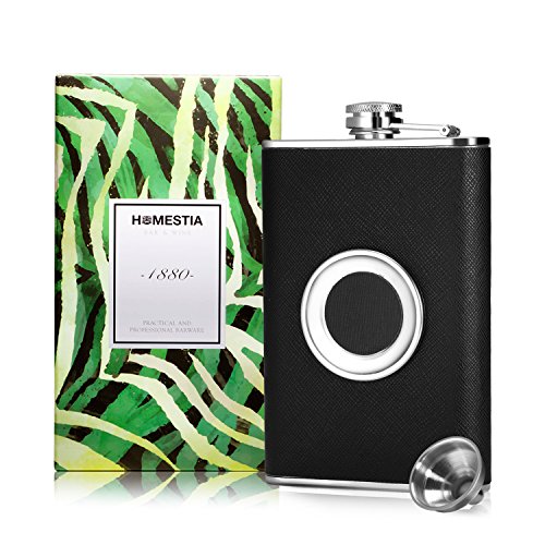 Flasque à whisky en acier inoxydable avec gobel...