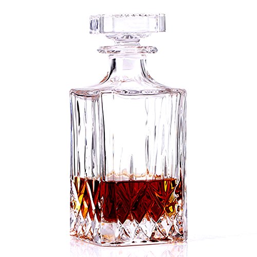 780ml décanteur à whisky avec bouteille en crystal