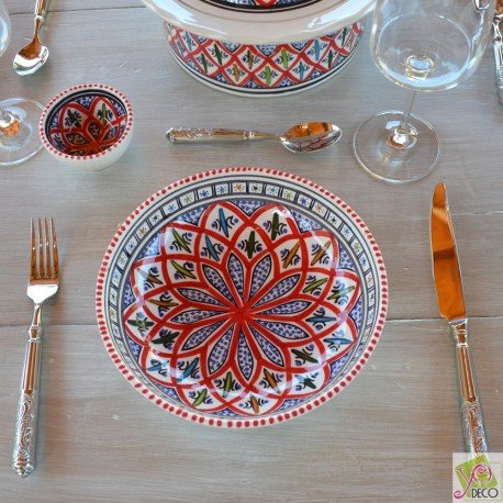 Jatte Jileni rouge - D 20 cm