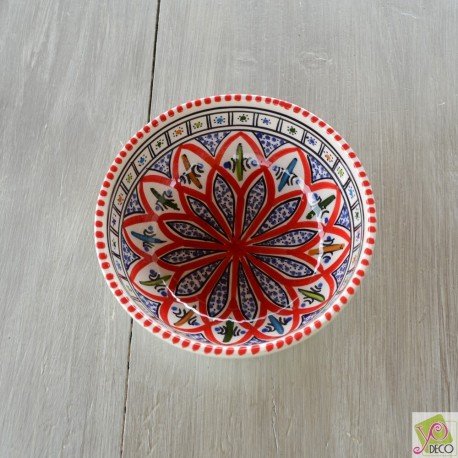 Bol Jileni rouge - D 10 cm