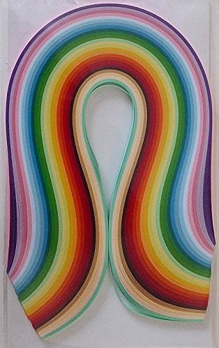 Quilling Bandes 350 Stk. mélanger 25 couleurs 3...