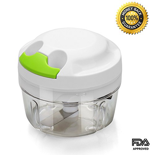 HOMETEK Hometek Hachoir manuel pour fruits et légumes/ Machine à couper manuel - Blanc code EAN B0195ZOI12 