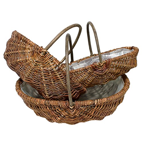 Lot de 3 récolte Panier, panier à pommes de Pan...