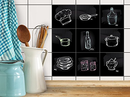 Autocollant Sticker Carrelage | Tatouage mosaïq...