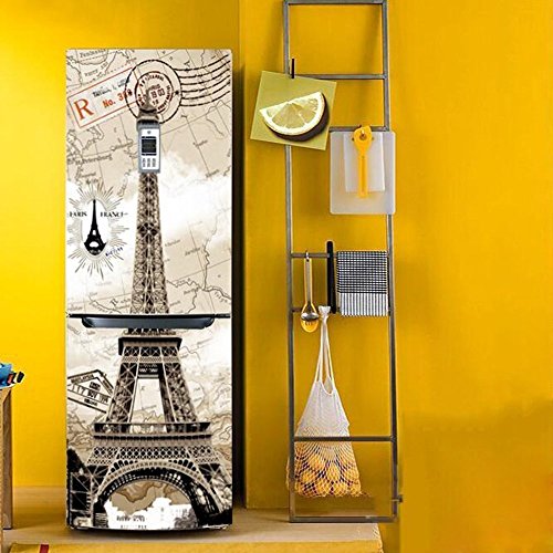 Hd jet d'encre autocollants décoratifs réfrigér...