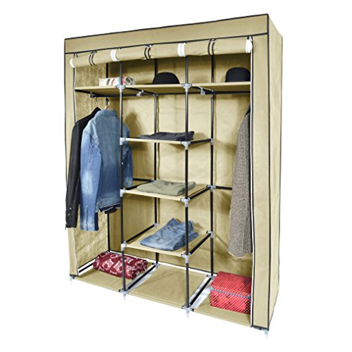 - ashby beige xl armoire de rangement/penderie ...