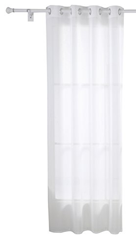 Doconovo Rideau Voile Aspect Lin à Oeillets pou...