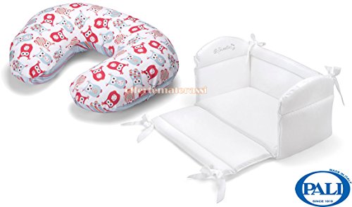 Réducteur de Lit Blanc Pali Sweeties Coussin al...